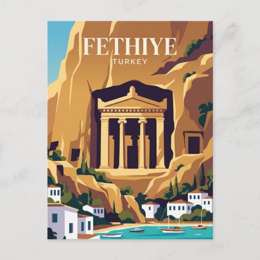 Amyntas Rotsgraven Turkije Briefkaart (Voorkant)