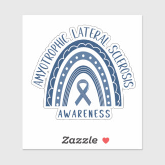Amyotrofe laterale sclerose ALS regenboog Sticker