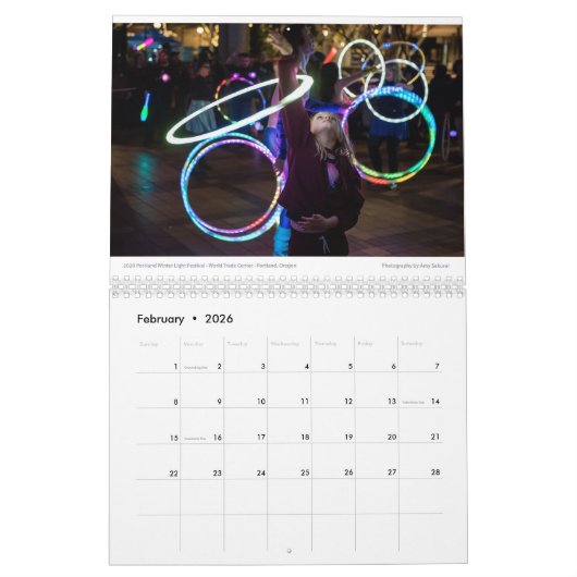 Amy's 2021 fotokalender kalender (Feb 2026)