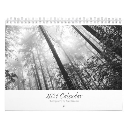 Amy's 2021 Monochrome fotokalender Kalender (Hoes)