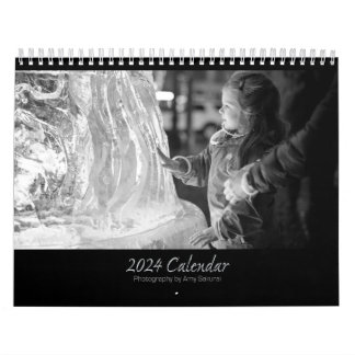 Amy's 2024 monochrome kalender