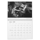 Amy's 2024 monochrome kalender (Mar 2027)