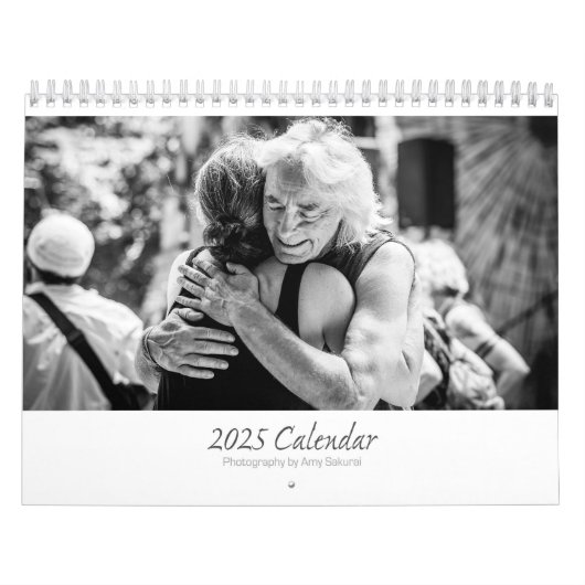 Amy's 2025 monochrome fotokalender kalender (Hoes)