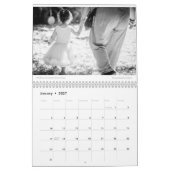 Amy's 2025 monochrome fotokalender kalender (Jan 2027)