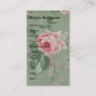 Amy's Antieke,  Floral Visitekaartje
