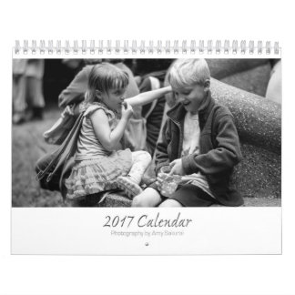 Amy's Monochrome Photo Calendar van 2017 Kalender