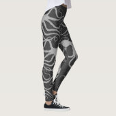 Amy's Octopus Gray op Grijs - Leggings (Rechts)