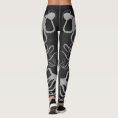 Amy's Octopus Gray op Grijs - Leggings (Achterkant)