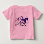 Amy's octopus in Paars - Baby tutu bodysuit (Achterkant)