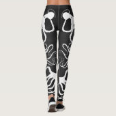 Amy's Octopus White over grijs - Leggings (Achterkant)
