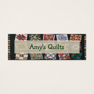 Amy's Quilt Label Mini Visitekaartjes