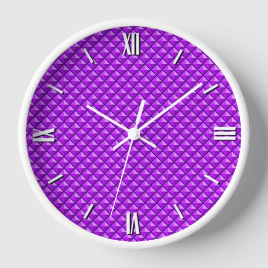 Amythyst paars, enamel look, bestudeerd raster (Voorkant)
