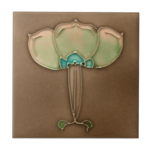 AN006 Art Nouveau Reproduction Antiek Tile Tegeltje