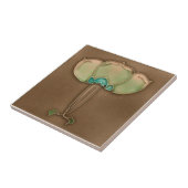 AN006 Art Nouveau Reproduction Antiek Tile Tegeltje (Zijkant)