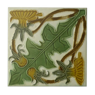 AN009 Art Nouveau Reproduction Antiek Tile Tegeltje