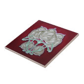 AN011 Art Nouveau Reproduction Antiek Tile Tegeltje (Zijkant)