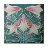 AN012 Art Nouveau Reproduction Antiek Tile Tegeltje (Voorkant)