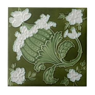 AN014 Art Nouveau Reproduction Antiek Tile Tegeltje