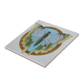 AN016 Art Nouveau Reproduction Antiek Tile Tegeltje (Zijkant)