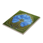 AN019 Art Nouveau Reproduction Antiek Tile Tegeltje (Zijkant)