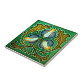 AN020 Art Nouveau Reproduction Antiek Tile Tegeltje (Zijkant)