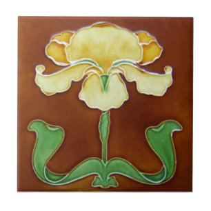 AN023 Art Nouveau Reproduction Antiek Tile Tegeltje