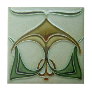 AN026 Art Nouveau Reproduction Antiek Tile Tegeltje