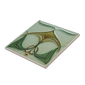 AN026 Art Nouveau Reproduction Antiek Tile Tegeltje (Zijkant)
