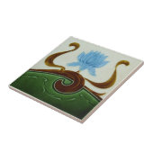 AN027 Art Nouveau Reproduction Antiek Tile Tegeltje (Zijkant)