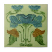 AN029 Art Nouveau Reproduction Antiek Tile Tegeltje (Voorkant)