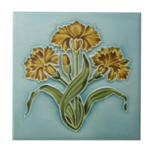AN031 Art Nouveau Reproduction Antiek Tile Tegeltje