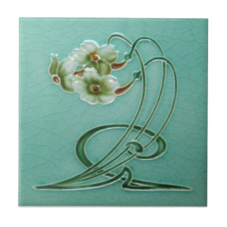 AN033 Art Nouveau Reproduction Antiek Tile Tegeltje