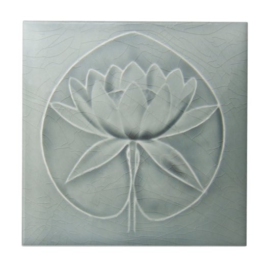AN042 Art Nouveau Reproduction Antiek Tile Tegeltje (Voorkant)