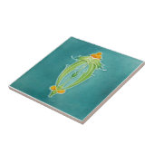 AN053 Art Nouveau Reproduction Antiek Tile Tegeltje (Zijkant)