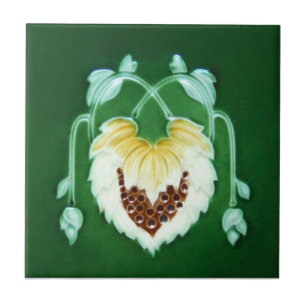 AN056 Art Nouveau Reproduction Antiek Tile Tegeltje