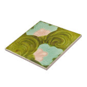 AN057 Art Nouveau Reproduction Antiek Tile Tegeltje (Zijkant)