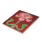 AN059 Art Nouveau Reproduction Antiek Tile Tegeltje (Zijkant)