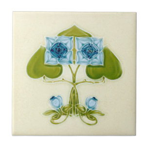 AN060 Art Nouveau Reproduction Antiek Tile Tegeltje