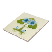 AN060 Art Nouveau Reproduction Antiek Tile Tegeltje (Zijkant)