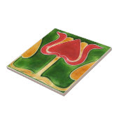 AN062 Art Nouveau Reproduction Antiek Tile Tegeltje (Zijkant)