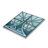 AN073 Art Nouveau Reproduction Antiek Tile Tegeltje (Zijkant)