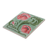 AN074 Art Nouveau Reproduction Antiek Tile Tegeltje (Zijkant)