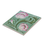 AN075 Art Nouveau Reproduction Antiek Tile Tegeltje (Zijkant)