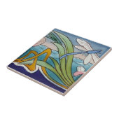 AN078 Art Nouveau Reproduction Antiek Tile Tegeltje (Zijkant)