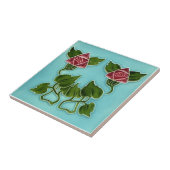 AN080 Art Nouveau Reproduction Antiek Tile Tegeltje (Zijkant)