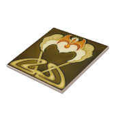 AN082 Art Nouveau Reproduction Antiek Tile Tegeltje (Zijkant)