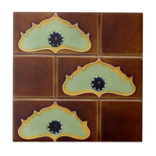 AN083 Art Nouveau Reproduction Antiek Tile Tegeltje
