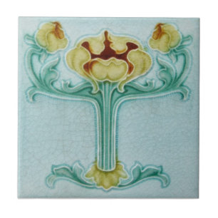 AN086 Art Nouveau Reproduction Antiek Tile Tegeltje