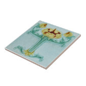 AN086 Art Nouveau Reproduction Antiek Tile Tegeltje (Zijkant)