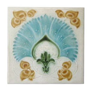 AN091 Art Nouveau Reproduction Antiek Tile Tegeltje